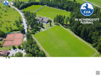 sv-althengstett-fussball.de Webseite Vorschau