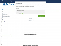 aktina-cds.com Webseite Vorschau