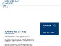 naturfreibad-darnsee.de Webseite Vorschau