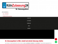 koelnzulassung24.de Webseite Vorschau
