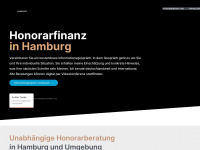 honorarfinanz-hamburg.de Webseite Vorschau