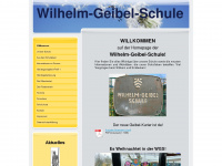 wilhelm-geibel-schule.de Webseite Vorschau