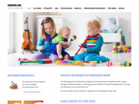 kinderklang.ch Webseite Vorschau