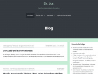 dr-jur.net Webseite Vorschau
