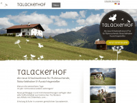 talackerhof.com Webseite Vorschau
