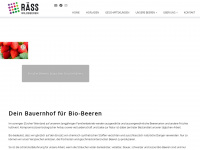 raess-wildbeeren.ch Webseite Vorschau