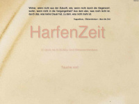 harfenzeit.de Webseite Vorschau