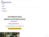 autokauf-köln.de Webseite Vorschau