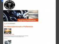 taubinger-motorcycles.de Webseite Vorschau