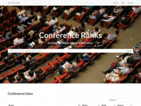 conferenceranks.com Webseite Vorschau