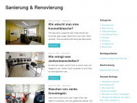 sanierung-und-renovierung.de Webseite Vorschau