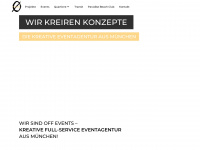 off-events.com Webseite Vorschau