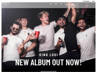 kingloui-musik.de Webseite Vorschau