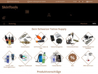 skintools.ch Webseite Vorschau