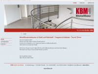 kbm-metallbau.de Webseite Vorschau