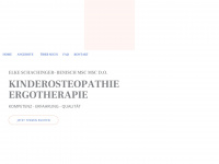 kinderosteopathielinz.at Webseite Vorschau