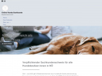 hundesachkunde.com Webseite Vorschau