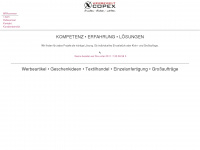 werbeartikel-copex.de Webseite Vorschau