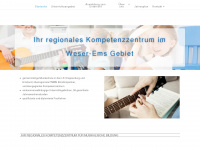 freie-musikschulen-weser-ems.de Webseite Vorschau