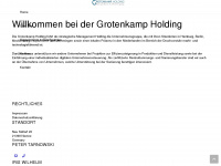 grotenkamp-holding.de Webseite Vorschau
