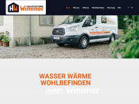 wimmer-haustechnik.at Webseite Vorschau