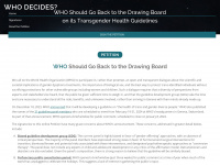 who-decides.org Webseite Vorschau