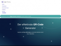 qr-tool.de Webseite Vorschau