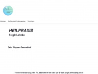 heilpraxis-lehrke.de Webseite Vorschau