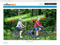 fahrradsale.com Webseite Vorschau