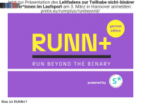 runn.plus Webseite Vorschau
