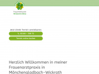 frauenheilkunde-willkomm-boese.de Webseite Vorschau