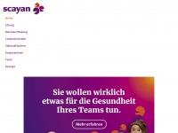 scayan.com Webseite Vorschau
