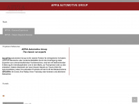 appia-automotive.de Webseite Vorschau