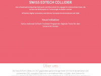 edtech-collider.ch Webseite Vorschau