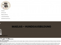maelas-hundeausbildung.com Webseite Vorschau