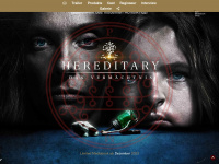 hereditary-film.de Webseite Vorschau