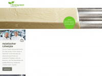 evergreen-food.com Webseite Vorschau