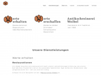 antikschreinereiweibel.ch Webseite Vorschau