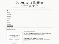 bayerische-blaetter.de Webseite Vorschau
