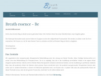 breath-essence.ch Webseite Vorschau