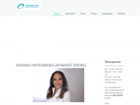 zahnaerztin-hintermaier.de Webseite Vorschau