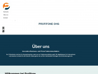 profi-fone.de Webseite Vorschau