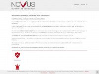 novus.nrw Webseite Vorschau