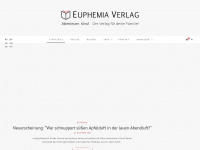 euphemia-verlag.de Webseite Vorschau