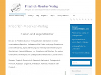 friedrich-maerker-verlag.com Webseite Vorschau