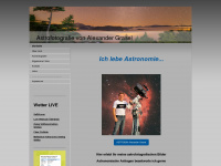 astrofotografie-grasel.at Webseite Vorschau