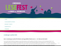 lesefest-lueneburg.de Webseite Vorschau