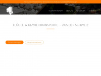pianologistik.ch Webseite Vorschau