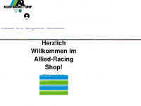 allied-racing-shop.com Webseite Vorschau