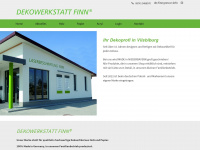 dekowerkstatt-finn.de Webseite Vorschau